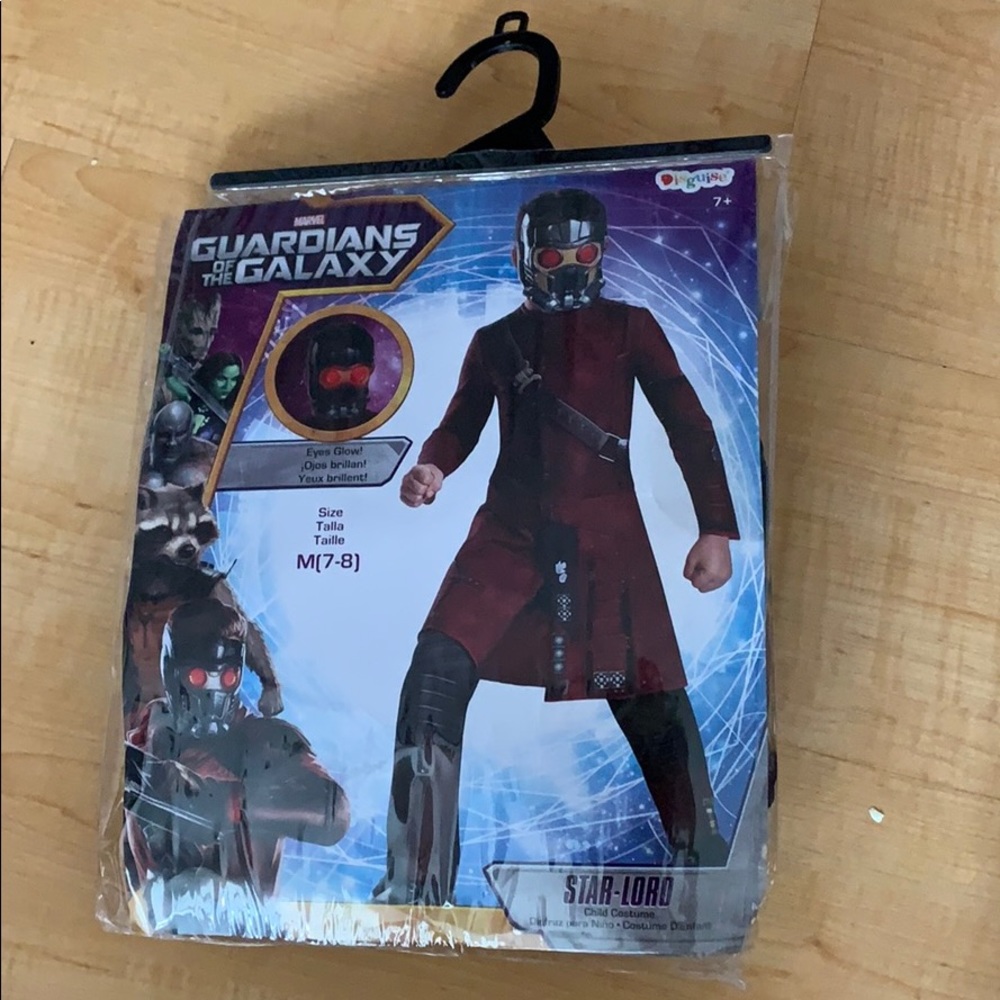 Kids Star Lord Costume Size Medium